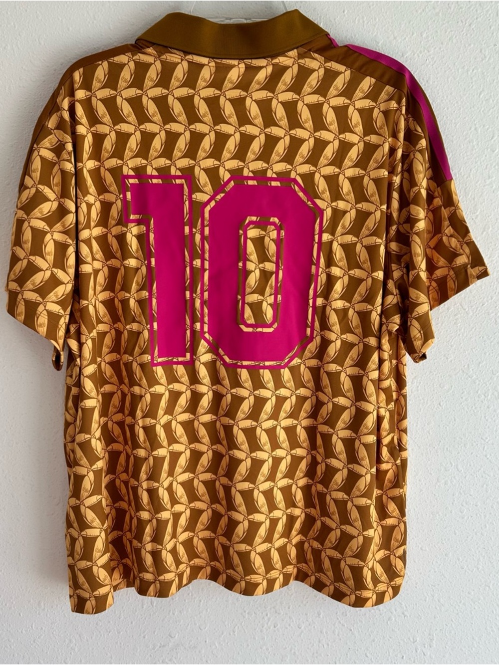 Adidas x Farm Rio's Tropical Club Soccer Jersey Brown Multi Color JD6303 Sz XL - Picture 6 of 12
